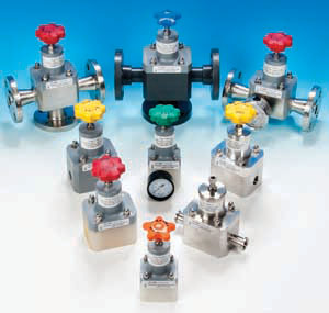 Top Valve Back Pressure and Pressure Relief Valves in Plastic and Metal